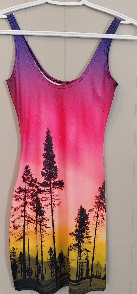 Blackmilk Aurora Skye Orange Dress